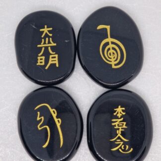 Reiki sümbolitega ahhaadid, 4 tk komplektis